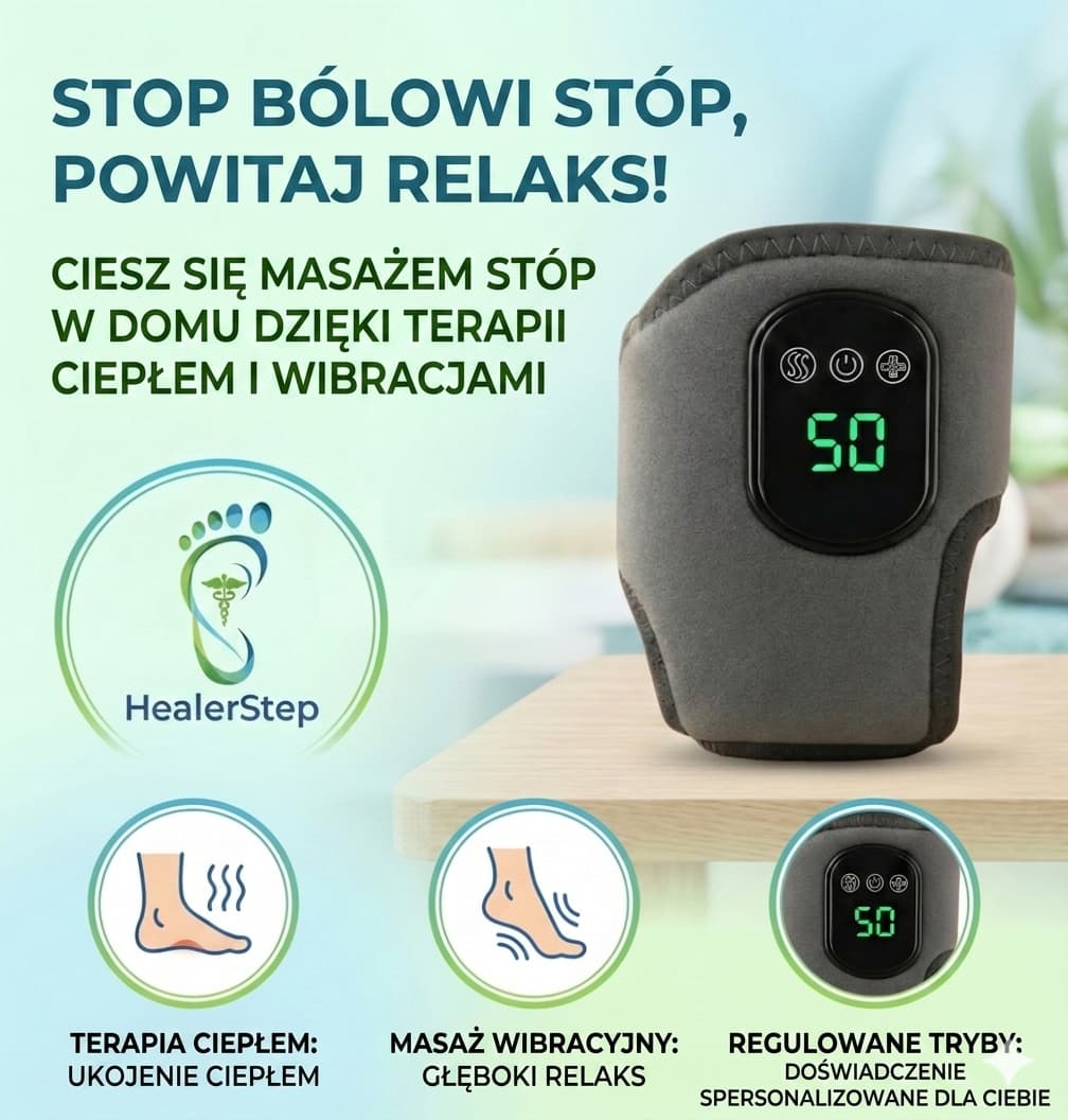 HealerStep – masażer do stóp z funkcją ciepła