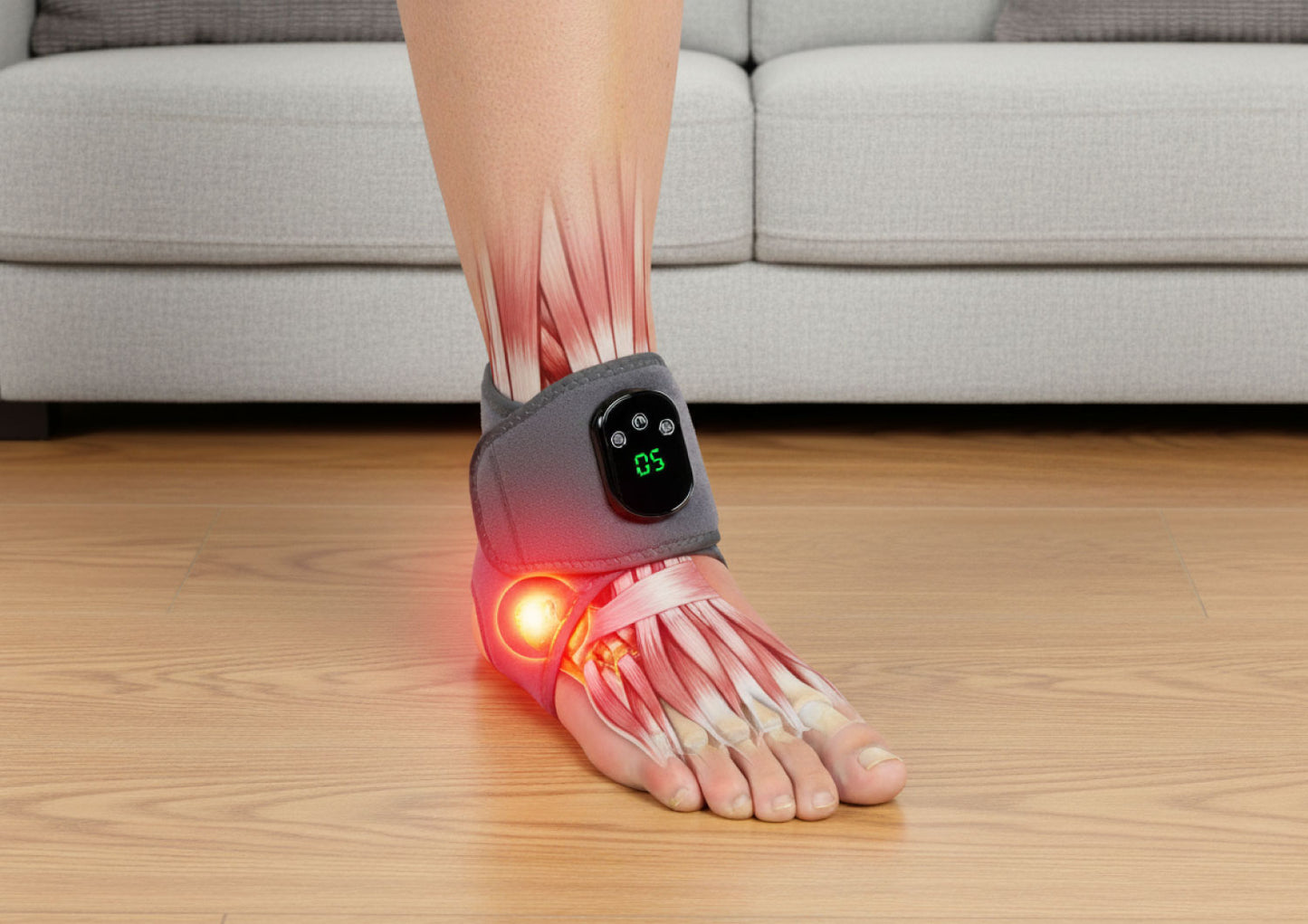 HealerStep™ Isı & Titreşim Teknolojili Ayak Masaj ve Rahatlama Cihazı